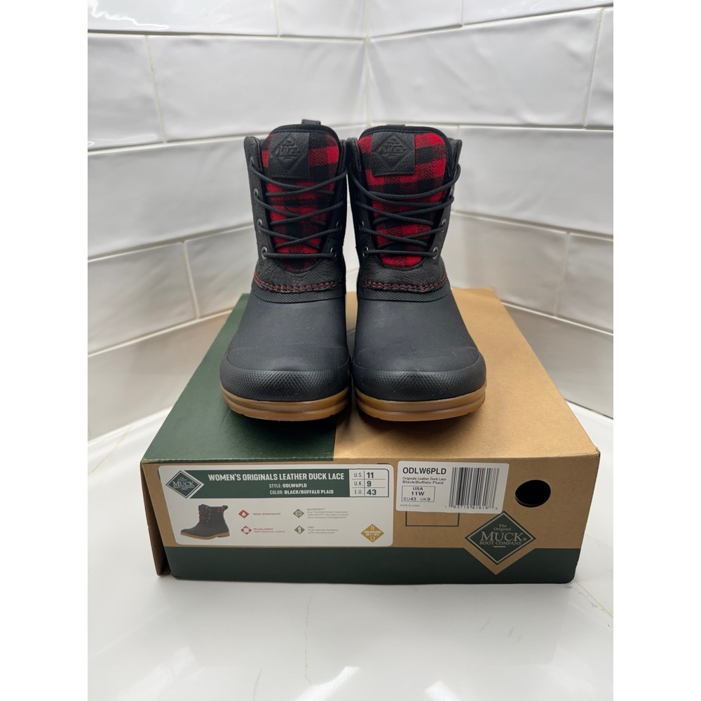 MUCK WOMEN'S ORIGINALS LEATHER DUCK BOOT size 10